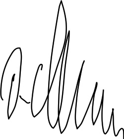 Unterschrift Adam