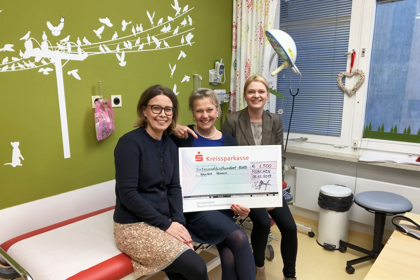 Spendenübergabe an den Hauner Verein