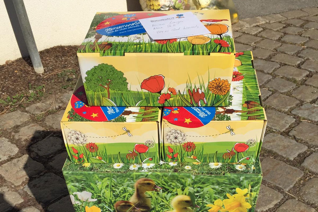 Ostergeschenke verpackt