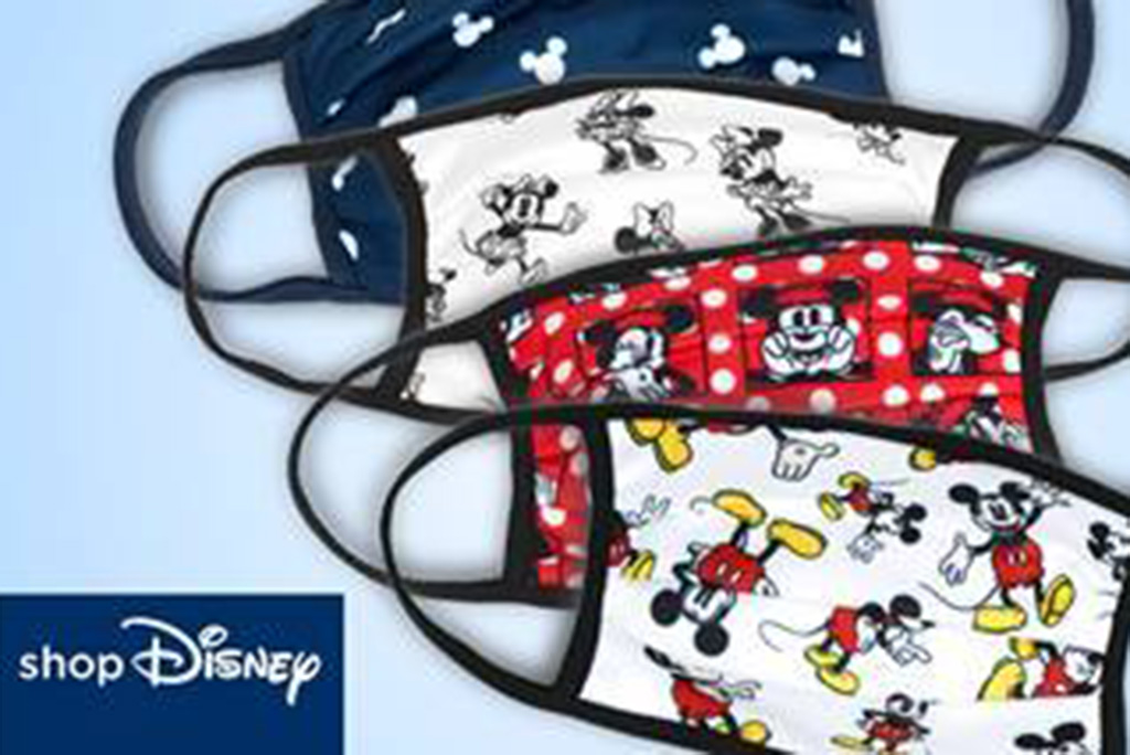 3 Masken mit Disney Motiven