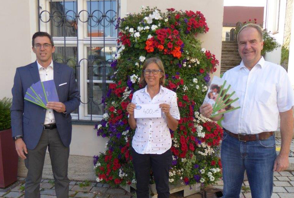 Spendenübergabe des Luftsportvereins Weilheim-Peißenberg e. V.