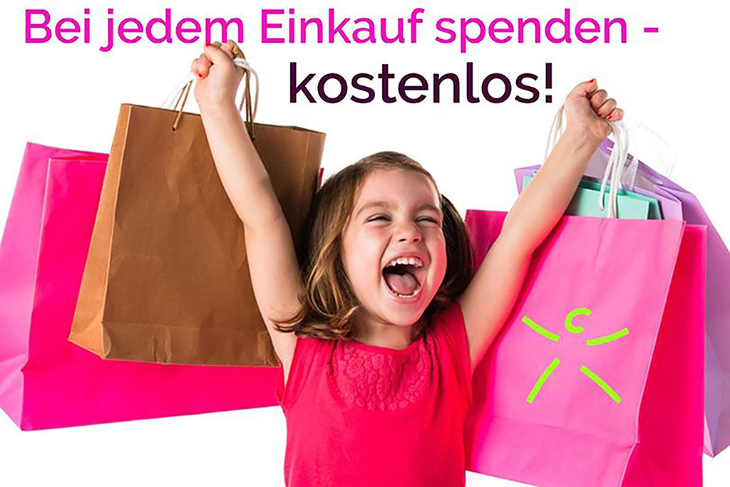 Mädchen mit Shopping-Tüten