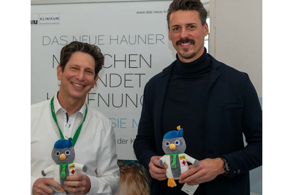 Sandro Wagner mit Prof. Muensterer