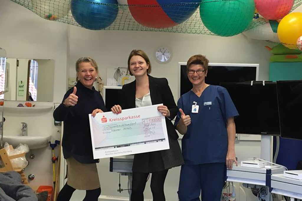 Spendenscheckübergabe