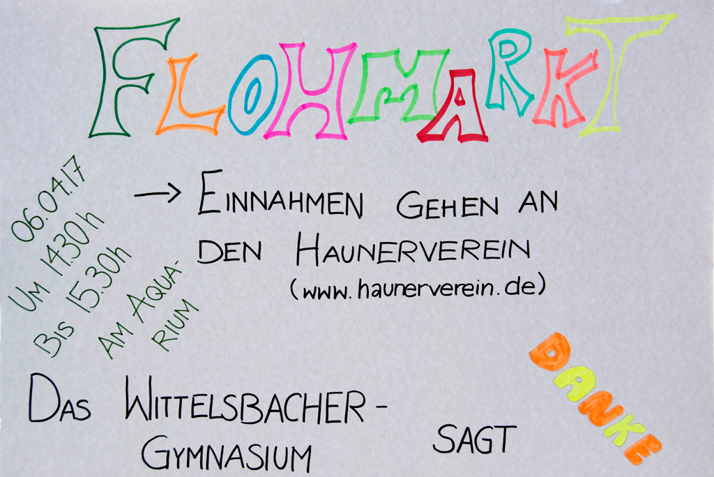 Flohmarktplakat
