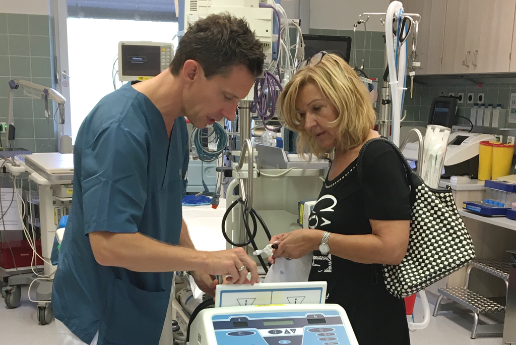 gespendetes Kühlgerät